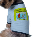 committing barbecue joke doggie t shirt