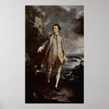 Commodore Augustus Keppel by Sir Joshua Reyn Posters