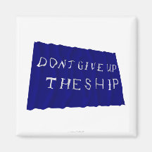 Commodore Perry's Waving Flag Fridge Magnet