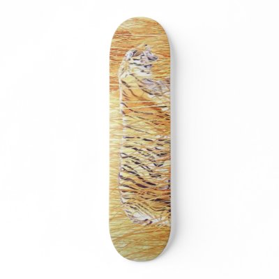 "Common Ground" Stalking Tiger skateboard by PaulJacksonart