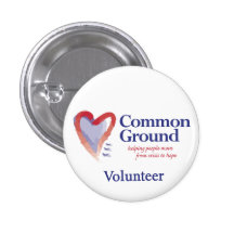 Common Ground Volunteer Button