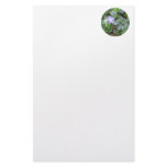 Common Periwinkle, Vinca Minor, on Roadside Stationery Paper