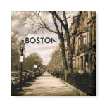 Commonwealth Avenue Neighbourhood (sepia) Magnets