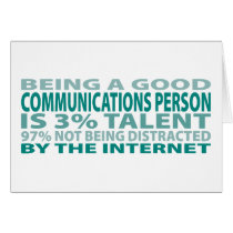 Communications Person 3% Talent Cards