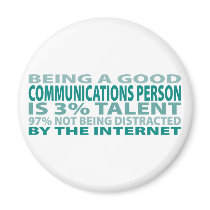 Communications Person 3% Talent Refrigerator Magnets