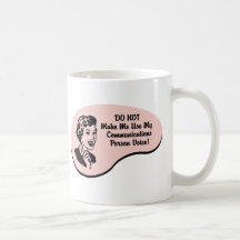 Communications Person Voice Coffee Mugs
