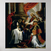 Communion of St. Teresa of Avila  c.1670 Posters