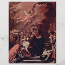 Communion Of The Apostles By Ricci Sebastiano Custom Flyer