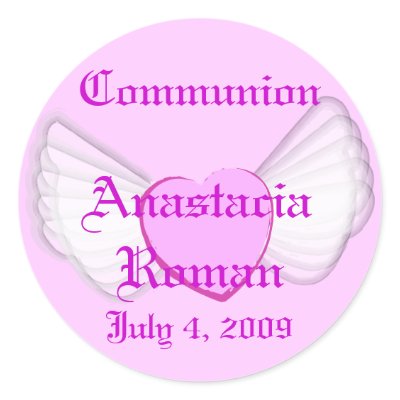 Communion Sticker-Customize by wholeheartedly