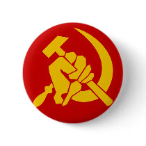 COMMUNISM PINBACK BUTTON