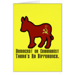 Communist Donkey Greeting Cards