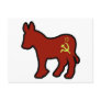 Communist Donkey Postcard