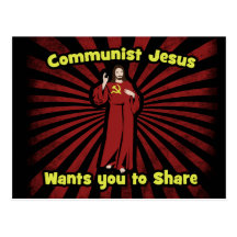 Communist Jesus Post Cards