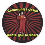 Communist Jesus stickers
