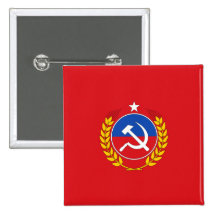 Communist Party Of Chile, Chile flag Buttons