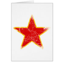 Communist Red Star Vintage Cards