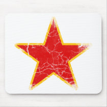 Communist Red Star Vintage Mouse Pads