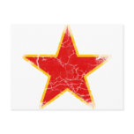 Communist Red Star Vintage Post Card