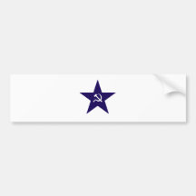 Communist Star Bumper Stickers