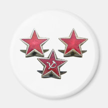 Communist stars magnet