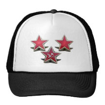 Communist stars trucker hat