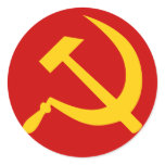 Communist USSR Russian Hammer and Sickle stickers