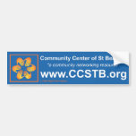 Community Centre Blue Bumper Sticker
