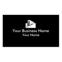 Commuter train black white symbol business cards