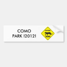 COMO PARK !2012! BUMPER STICKER