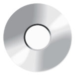 compact disc cd round stickers