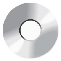 compact disc cd round stickers