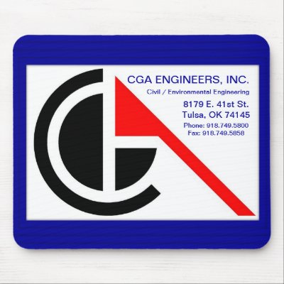 Company Logo Mouse Pad by lindadeal