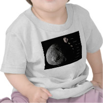 Comparative Size Chart of Nine Asteroids Tshirts