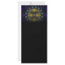 Compass Abstract Digital Fractal Full Color Rack Card