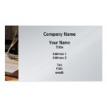 Compass and T-Square - Platinum Finish Business Card