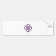 compass bumper sticker