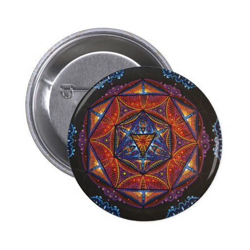 Compass Mandala Pin