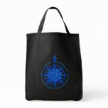 Compass Rose Canvas Bag