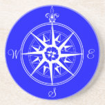 Compass Rose Drink Coaster