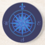 Compass Rose Beverage Coaster
