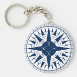 Compass Rose Key Chain