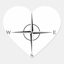 Compass Rose Stickers
