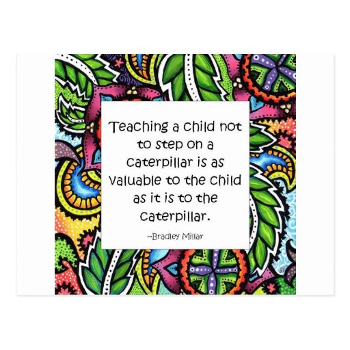 Compassion is taught post cards