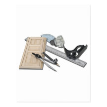CompassRulerDoorKnobTools021411 Postcard