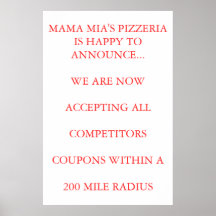 COMPETITION IS HEALTHY POSTERS