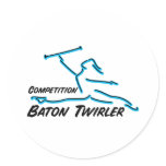 Competition Twirler stickers