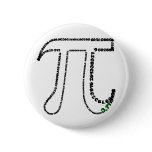 Complete Pi Day Pinback Buttons