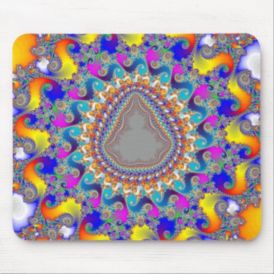 Complex Fractal Pattern: Mouse Pad by spiritswitchboard