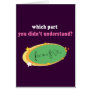 Complex Math Equation Greeting Card