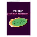 Complex Math Equation cards